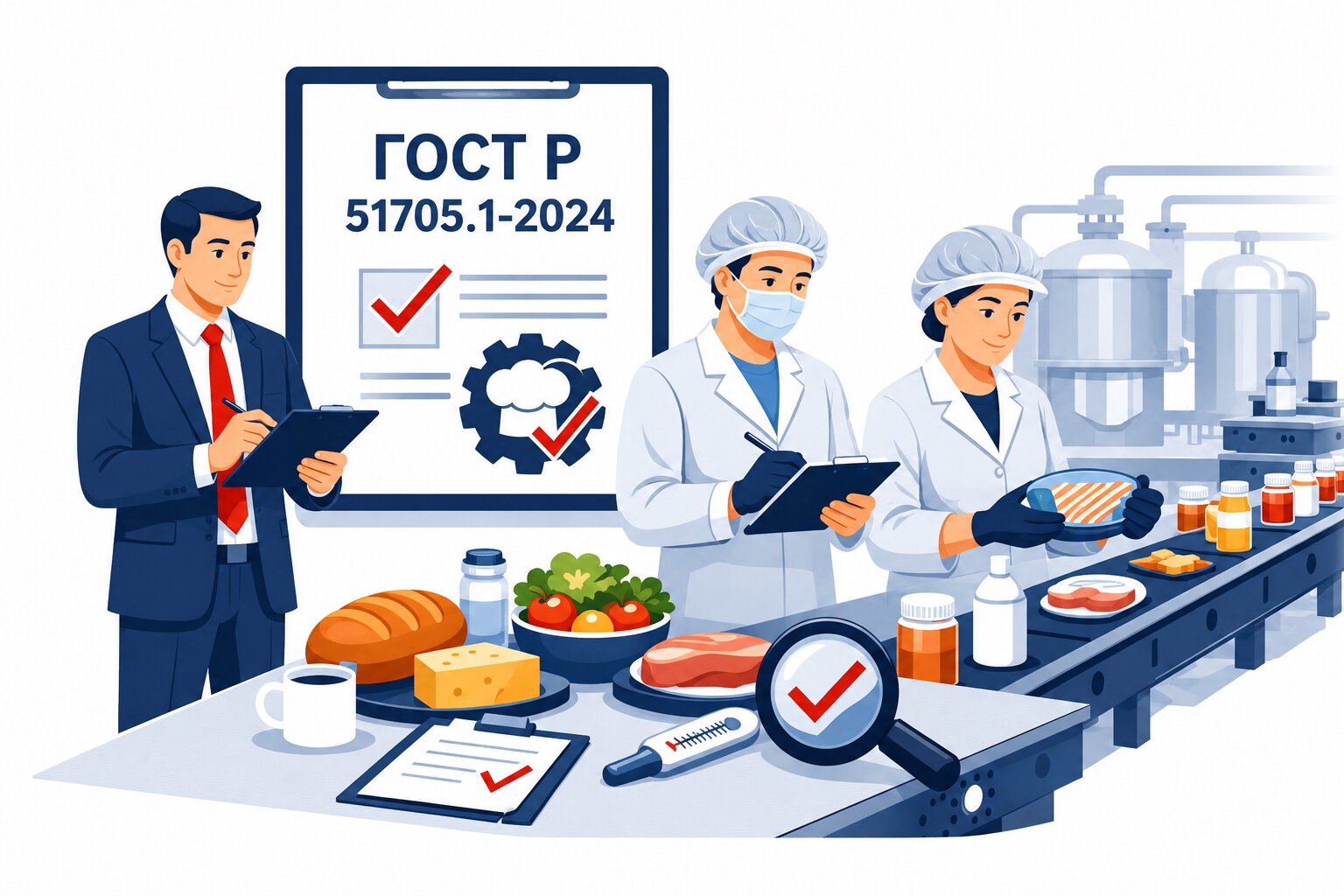 Оформление ГОСТ Р 51705.1 2024 ХАССП в Кирове